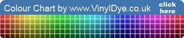 Vinyl Dye www.vinyldye.co.uk colour chart